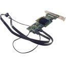 HP LSI SAS9212-4i 4-Port 6Gb PCIe x8 SAS/SATA RAID Controller 694504-001 +3x Cable