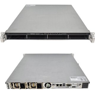 Synology RS812RP+ 4-Bay 3.5 1U Rack NAS Storage 2x PSU