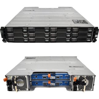 Dell Compellent SC200 2x SC2 E09M005 Controller 11x 4TB 3,5" HDD 1x Caddy 2x PSU