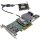 LSI MR SAS 9361-8i 8-Port 12G PCIe x8 RAID Controller 03-25420-11A + BBU LP