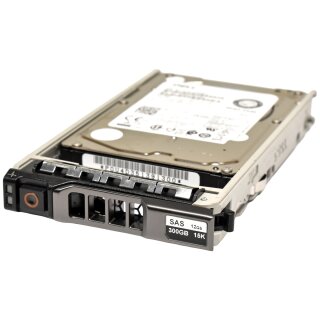 Dell Toshiba 300GB 2.5" 15K 12G SAS HDD AL14SXB30ENY 0377CF +Caddy for R720 R730
