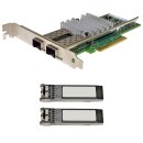 Intel X520-DA2 E68793-002 Dual-Port SFP+ 10GE NIC PCIe x8...