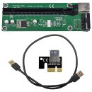PCIE164P-N03 VER 003 PCI-E 1x to 16x Backplane green...