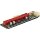 VER.SU-103E PCI-E 1x to 16x Backplane black/red +Adapter PCE2PCE-N06 blue +USB Cable 60cm blue