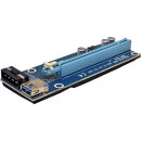 PCIE164P-N03 VER 006 PCI-E 1x to 16x Backplane blue...