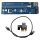 PCIE164P-N03 VER 006 PCI-E 1x to 16x Backplane blue +Adapter PCE2PCE-N06 black +USB 3.0 Cable 60cm black