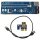 PCIE164P-N03 VER 006 PCI-E 1x to 16x Backplane blue +Adapter PCE2PCE-N06 blue +USB 3.0 Cable 60cm black