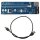 PCIE164P-N03 VER 006 PCI-E 1x to 16x Backplane blue +USB 3.0 Cable 60cm black