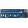 PCIE164P-N03 VER 006 PCI-E 1x to 16x Backplane blue +USB 3.0 Cable 60cm black