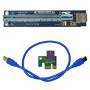 PCE164P-N02 VER 005S PCI-E 1x to 16x Backplane blue...