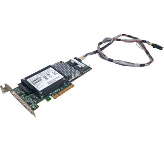 Sun LSI MR SAS 9261-8i 8-Port 6Gb PCIe x8 RAID Controller +530-4119-01 SAS Cable