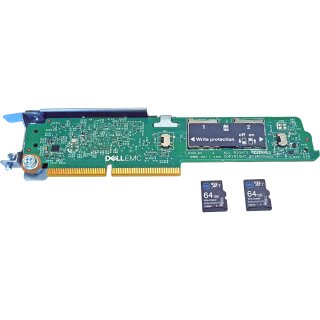 DELL 0Y9CJ7 Dual Micro SD Card Reader R152TB1 IDSDM  for M640 +2x 64GB Micro SD