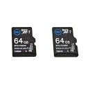 DELL 0Y9CJ7 Dual Micro SD Card Reader R152TB1 IDSDM  for M640 +2x 64GB Micro SD