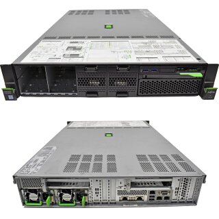 Fujitsu Primergy RX2540 M4 GPU GFX Server no CPU & RAM no HDD 8x 2,5 SFF EP420i 2x HS