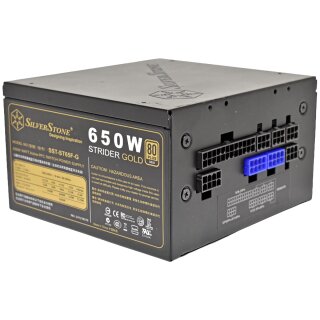 SilverStone Strider Gold SST-ST65F-G 650W v1.1 Active PFC Switch Power Supply 80 Plus Gold