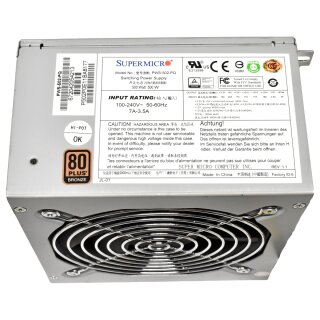 Supermicro 500W ATX PWS-502-PQ 80 Plus Bronze Power Supply