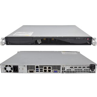 Supermicro CSE-512 X10SLM+-LN4F Rev.: 1.02 Celeron G1820 CPU 2,7GHz 8GB PC3 RAM 2TB HDD