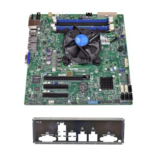 Supermicro X10SLL-F Single-LGA1150 4 Slots DDR3 Micro ATX Mainboard +FAN