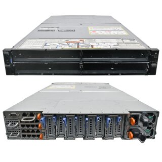 Dell PowerEdge FX2s Rack Server 0XJ6VP CMC 2x E14M001 8x Riser Module 2x PSU