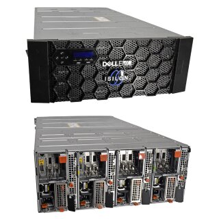 EMC Isilon H500 NAS Storage 4xNode je 1x E5-2630 V4 32GB PC4 RAM 1.6TB SAS SSD 2x CX314A 60x 3,5" Bay