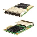 Intel ETH OCP X527-DA4 J43972-001 Quad-Port 10G SFP+ OCP Mezzanine NIC +Mini GIBICs