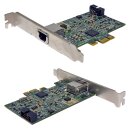 HP BroadCom BCM5761 BCM95761A6110G 488293-001 Single-Port NIC RJ-45 PCIe x1 FP