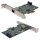 HP BroadCom BCM5761 BCM95761A6110G 488293-001 Single-Port NIC RJ-45 PCIe x1 FP