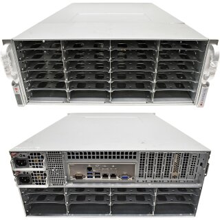 Supermicro CSE-847 X11DPi-NT 1x Bronze 3106 8C 1,7GHz 32GB PC4 RAM 36x LFF 3,5" M.2 PCIe 3.0 SAS 9361-8i Controller