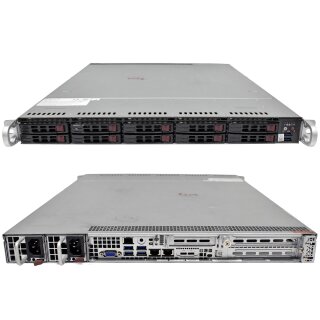 Supermicro CSE-116 1U Rack Server 2xE5-2695 V3 no PC4 RAM X10DRW-iT 10xSFF 2,5 10xCaddy