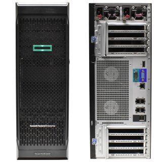 HP ProLiant ML350 G10 Tower Server 2x Gold 5118 CPU 64GB RAM P408i-a SR 8x SFF