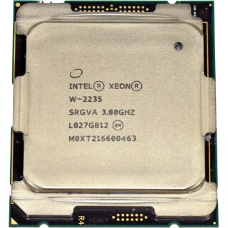 Intel Xeon Processor W-2235 6-Core 3.80GHz 8,25MB Smart Cache SRGVA FCLGA2066