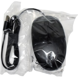 HP 125 Wired Mouse M27537-001 black NEW NEU