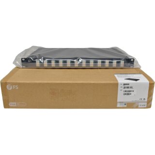 FS.com FHU-96FLC12MOM4 1U/HE 19" MTP to LC Breakout Glas Fibre Patchpanel NEW