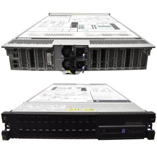 IBM Power S822 2x Power8 3.425 Ghz 10C CPU 256 GB RAM PC4 12x SFF 2,5 8284-22A