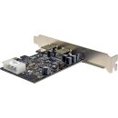 StarTech PEXUSB3S25 Dual-Port USB 3.2 PCIe2.0 x1 Expansion Card FP +Cable