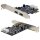 StarTech PEXUSB3S25 Dual-Port USB 3.2 PCIe2.0 x1 Expansion Card FP +Cable