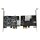 StarTech PEXUSB3S25 Dual-Port USB 3.2 PCIe2.0 x1 Expansion Card FP +Cable