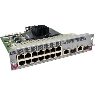 HP J4907A 16-Port RJ-45 GE Switch Module 2x GE SFP for ProCurve 5300 Series
