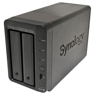 Synology DS214+ 2-Bay NAS Marvell Armada XP MV78230 1.33GHz CPU 1GB DDR3 RAM ohne Netzteil / ohne HDD