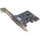 Delock 89219 PCI-Express x1 Interface Card to Parallel DB25 Port 2.5 Mbps