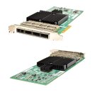 NetApp PMC-Sierra PM8003 SCC 111-00341+F1 Quad-Port QSFP 10GE NIC PCIe x8 FP