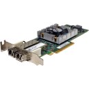 DELL QLogic QLE2662-DEL 0H8T43 Dual-Port SFP+ 16G FC Network Adapter PCIe x8 LP +Mini GBICs