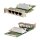 Fujitsu D2745-A11 GS3 Quad-Port 4xRJ-45 Gigabit Ethernet Network Card PCIe x4 LP