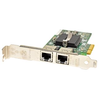 Intel IBM PRO/1000 PT D56146-003 39Y6128 Dual-Port RJ-45 1GE Server Adapter PCIe3.0 x8 LP