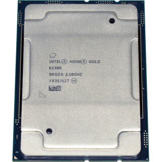 Intel Xeon Gold Processor 6230R 26-Core 2.10 GHz 35.75 MB Cache SRGZA FCLGA3647