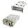 HP DL380 Gen9 Rear SFF Duo Hard Disk Cage 747599-001 777840-001 + Platine 777280-001