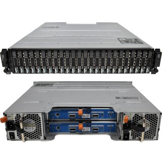 Dell Compellent Enclosure SC220 2x SAS 6G Controller 00TW47 24x 1TB HDD 2.5" SFF 2x PSU