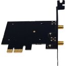 UBIT WiFi 6 AX200 2974Mbps Dual-Band 160 MHz PCIe x1 WLAN/BT 5.0 Card no Antenna