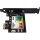 UBIT WiFi 6 AX200 2974Mbps Dual-Band 160 MHz PCIe x1 WLAN/BT 5.0 Card no Antenna