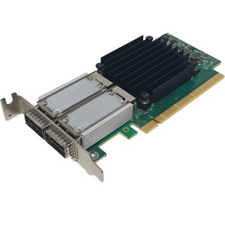Mellanox CX456A ConnetX-4 EDR+ Dual-Port 100GbE PCIe3.0 x16 Network Adapter LP